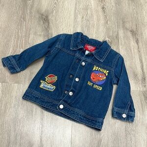 Disney Pixar Cars Vintage Jean Jacket 24 Months Lighting McQueen